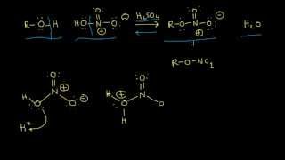 Formation of nitrate esters  Organic chemistry  Khan Academy [upl. by Daisi90]