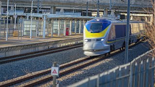 HS1 Trains Ebbsfleet International 4K 210323 [upl. by Ware602]