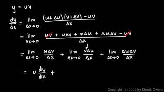 Calculus 307f  Proof of the Product Rule [upl. by Phonsa156]