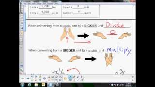 Converting Units in the Customary System Video [upl. by Yenterb]