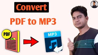 How to convert pdf to Audio book  pdf ko mp3 me kaise sune  haseenkhadouli20 [upl. by Htidra688]