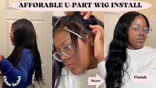 UPART AMAZON WIG INSTALLMENT  QUICK AND EASY  5 MINUTE HAIRSTYLE [upl. by Dekeles]