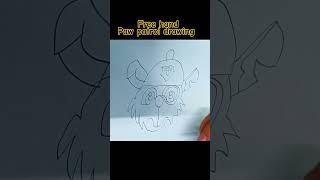 Free hand drawing PAW patrol toys pawpetrol [upl. by Pallaten]