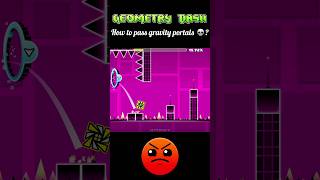 Genius way to pass Gravity Portals in Geometry Dash 💀 geometrydash trending robtop feedshorts [upl. by Ramsdell863]