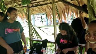 COMFSM 29th Founding DayPingelap and Mokil students preparing Dalok smoothie [upl. by Jeri]