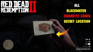 All Blackwater Cigarette Cards Hidden Location  Red Dead Redemption 2 Secret Collectibles  RDR2 [upl. by Neddie]