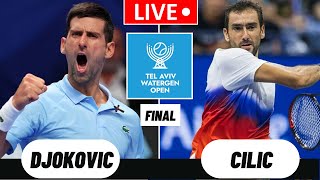 Novak Djokovic vs Marin Cilic  Tel Aviv Open  Tennis Companion [upl. by Basso]