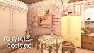 Fairytale Cottage Bloxburg House Build [upl. by Loresz]