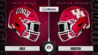 UNLV Rebels  Houston Cougars  Full Game Simulation  College Football 25 [upl. by Simone742]