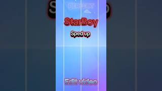 Starboy ⭐✨ edit video song viralpiano music subscribe❤️ MagicTiles3Official [upl. by Htebharas439]