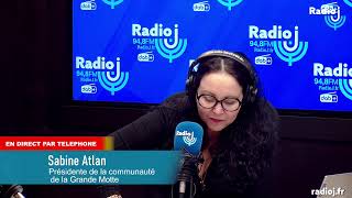 Sabine Atlan Présidente de la communauté juive de la Grande Motte au micro de Léa Moscona [upl. by Matheson377]