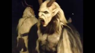 Krampus al Mercatino di Natale di Levico Terme diretta Facebook dicembre 2016 [upl. by Phyllys]