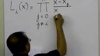 Chapter 0504 Lesson Lagrangian Interpolation  Theory [upl. by Placeeda]