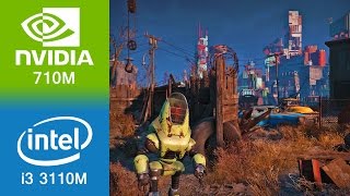 Fallout 4 Gameplay i3 3110M  710M [upl. by Alisa]