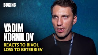 Dmitry Bivol Manager Vadim Kornilov Reacts To Beterbiev Defeat [upl. by Aronoel853]