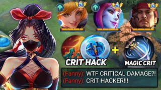 HANABI FULL CRITICAL DAMAGE BUILD CAN EASILY DOMINATE NEW BUFF META ENEMIES IN SOLO RANKED GAME🔥 [upl. by Salohcim720]