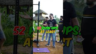 Kya Abhilash 52 Pushups Kar Payega 💪 Har Pushup  ₹20 💰 [upl. by Pavlish]