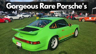 Werks Reunion Amelia Island 2020  GORGEOUS RARE PORSCHES [upl. by Jocelin]