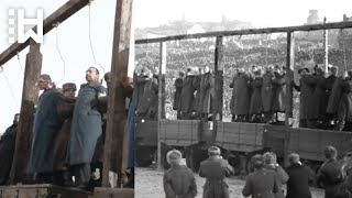 Mass public execution of Nazi soldiers who massacred tens of thousands of Kiev men women amp children [upl. by Reinhart]