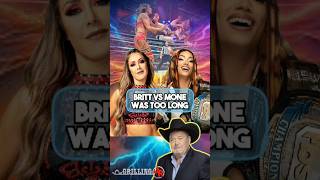 JIM ROSS BRITT BAKER vs MERCEDES MONE was TOO LONG at AEW ALL OUT [upl. by Adall229]