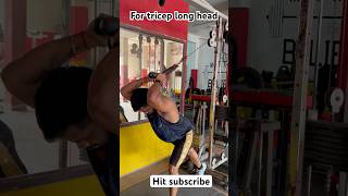 How to overhead rope tricep extension tricepsworkout tricepsexercise shorts [upl. by Gloriane]