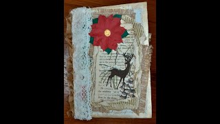 Christmas Journal flipthrough SOLD [upl. by Aruol]