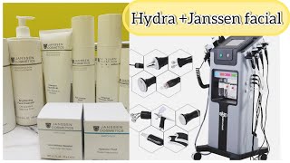 Hydra facial with Janssen‼️فیشل کرنے کا اتنا بہترین طریقہ آج سے پہلے آپکو کسی نے نہیں بتایا ہوگا⁉️ [upl. by Adria]