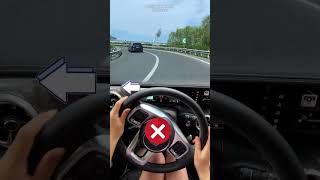 Pay attention to how you hold the steering wheel！driving skills tips knowledge fpy [upl. by Aztilem]