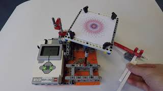 VKK Robootika  EV3 Spirograaf 1 mootoriga  LEGO EV3 Spirograph w 1 motor [upl. by Guglielma]