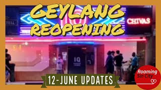 Singapore Geylang Red Light District soft reopening 12 June [upl. by Junette627]