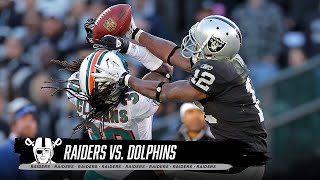 Raiders’ AllTime Memorable Highlights vs Miami Dolphins  NFL [upl. by Tri]