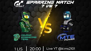 GT7  Sparrig Match  MTE vs IST  🎙️ KiMS amp Diego [upl. by Max378]