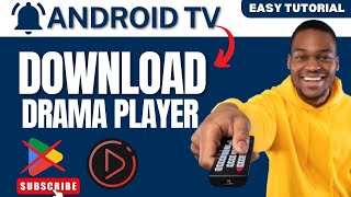 How to Download Drama Player on Android TV 2024 No Play Store [upl. by Sihonn]