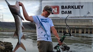 bowfishing the Barkley dam in Kentucky [upl. by Arries790]