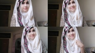 Everyday Simple Hijab Tutorial for School and College Students  Noshin Nower ❤ [upl. by Eelsew]