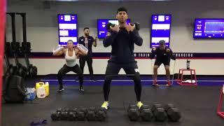 F45 Cupertino Home Workout 4 StrengthPanthers [upl. by Nnail]