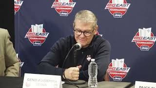 Uconn Womens Basketball Big East Round 2 Postgame Press Conference [upl. by Nauquf]