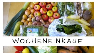 Unser Einkauf für eine Woche für 3 Personen  Rohkost und vegane Kost [upl. by Rebliw]