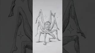 Nicolas Cage in LONGLEGS movie drawing art [upl. by Melonie]