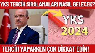 YKS2024 Tercih Sıralamaları nasıl değişecek❓ Hangi bölümler yazılmalı [upl. by Tebazile]