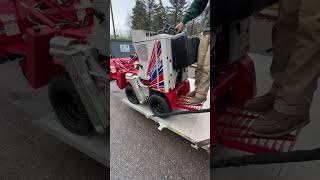 ventrac winter liftgate snowremoval gettingready broom plows salter icemelt [upl. by Acimahs]