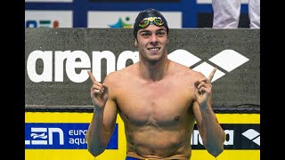 Gregorio Paltrinieri World Record 1500 Free Style Short Course Netanya 2015 [upl. by Lekcim]