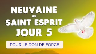 🙏 NEUVAINE au SAINT ESPRIT Jour 5 🔥 Prière pour le DON de FORCE [upl. by Ebeneser]