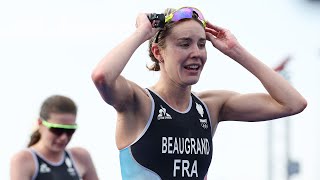 Cassandre Beaugrand brings home gold for France in womens triathlon  Paris Olympics  NBC Sports [upl. by Enrobialc]