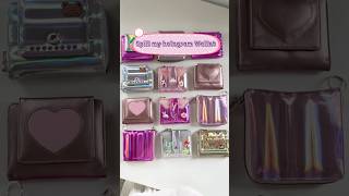 My hologram Wallet collection backtoschool taswanita dompethologram hologrambag ewallet [upl. by Oriel]