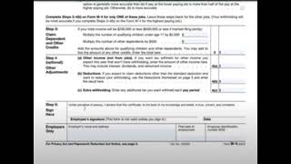 How to File Exempt on a W4 Form [upl. by Luemas]