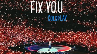 Coldplay Fix You Live Concert in Amsterdam 202324  Yohan Cruyff Arena  15072023 [upl. by Maloney40]