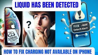 How to Fix Charging Not Available Liquid has been detected” alert on your iPhone 2024 iPhone [upl. by Chrotoem828]