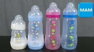 AntiColic amp Easy Active Baby Bottles from MAM [upl. by Ahkeber]