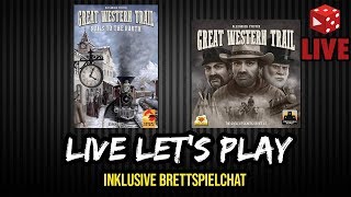 Great Western Trail  Rails to the North  Live Lets Play 1 Erweiterung mit Benjamin Carl amp Georg [upl. by Brock]